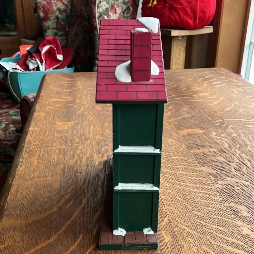 Christmas Shop Santa Claus Mechanical Music Box Animated